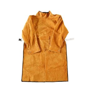 Welding Jacket Leather Apron Anti-scald Flame Resistant Coat