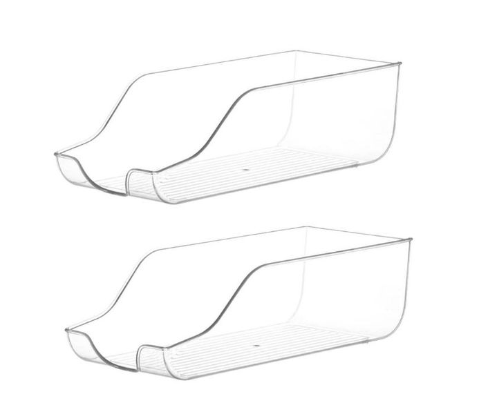 Simply Stored Acrylic Can Storage Pantry Storage Organizer 35cm, Pack of 2