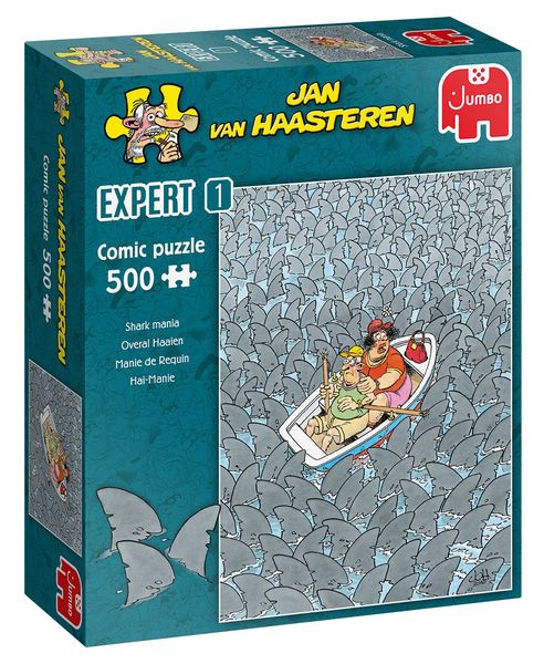 Jumbo Jan van Haasteren Expert 1 - Shark Mania - 500 Pieces