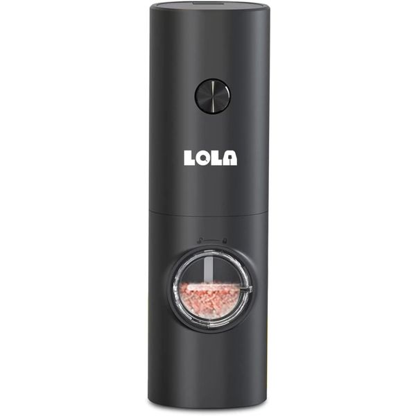 LED Electric Spice Grinder for Salt &amp; Pepper Ceramic Grinding Head