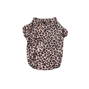 Dog T Shirt - Leopard Print - XX Small