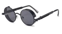 Men/Women Retro Round Metal Frame Sunglasses