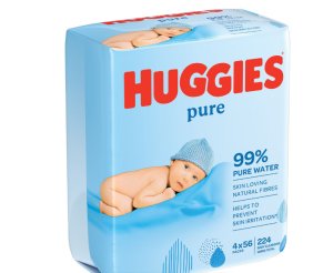 Huggies 4 Pack Pure Wipes