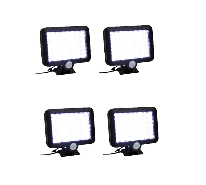 JB Luxx Multifunctional LED Solar Energy Lamp - Set of 4