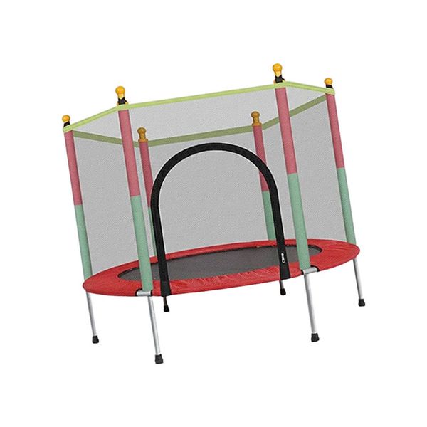 Outdoor Kids Trampoline with Safety Enclosure Net