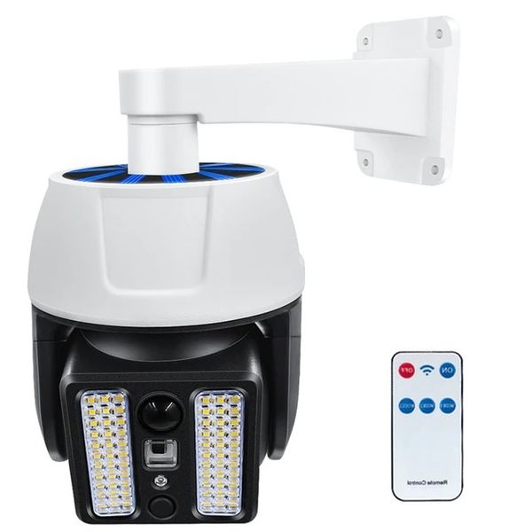 Dummy Fake Camera Solar Powered Wireless Motion Sensor Light Remote Control
