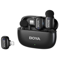 Boya Mini 2-01 Wireless Mic System USB-C &amp; Lightning Devices 2.4GHz