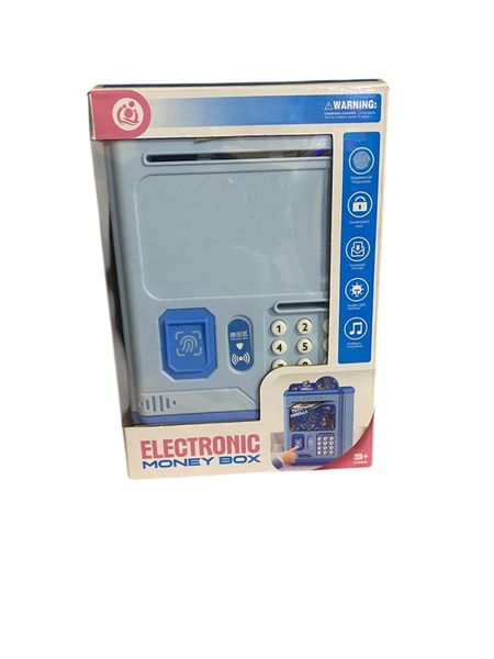 Electronic Piggy Bank-Money ATM Box With Password, Fingerprint And ATM Card