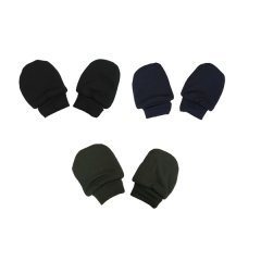 Baby Mittens Winter - Dty -3 Pack - Black, Navy &amp; Olive