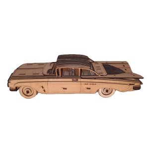 Chevrolet Impala 3D Puzzle Wooden 3D Model Vehicle Car Everything laser kit