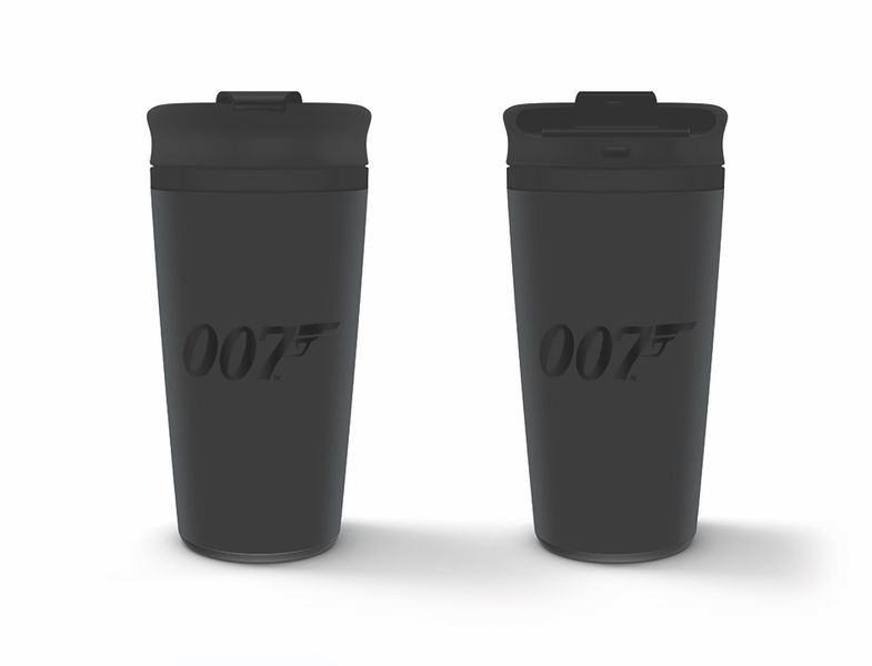 James Bond 007 Logo - Travel Mug Metal (Parallel Import)