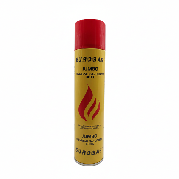 Eurogas Butane Gas Refill 600ml for Lighters and Torches