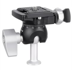 Mini Reverse Ball Head 360 Degree Rotating Camera Tripod head