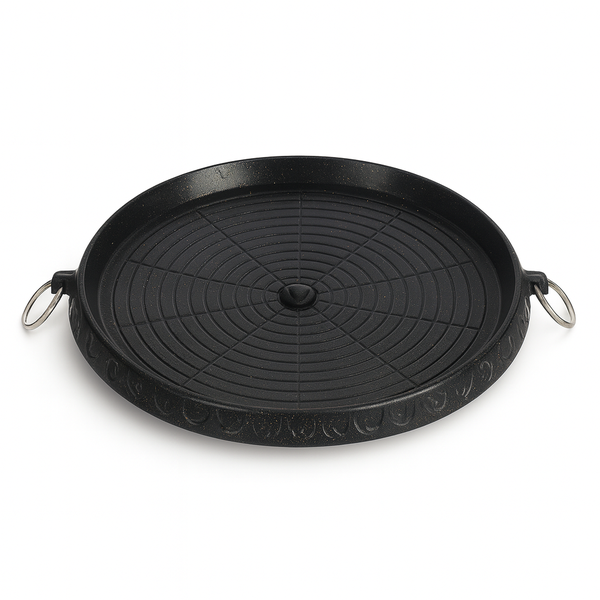 Grilling Plate with Oil Outlet - Grease Drain, Healthy
