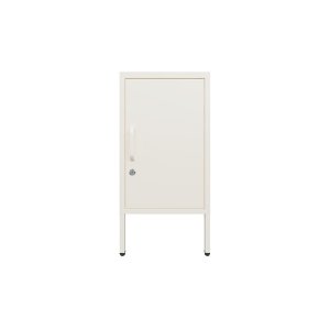 Sugar Cube Bedside Table - Soft White