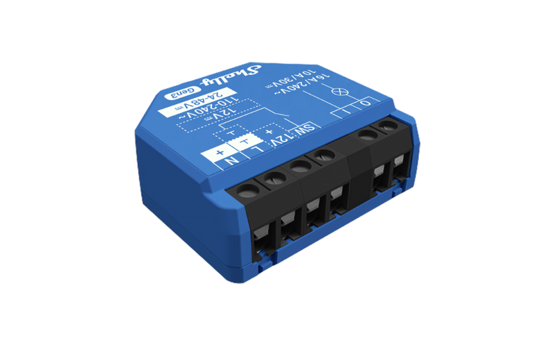 Shelly 1 Gen3 Wi-Fi Operated Smart Switch 16A