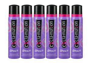 Exclamation Dance Perfume Body Spray 6 x 90ml