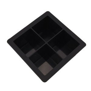 Kitchen Kult Extra Large Ice Block Cube Tray Mould - 4 Slots