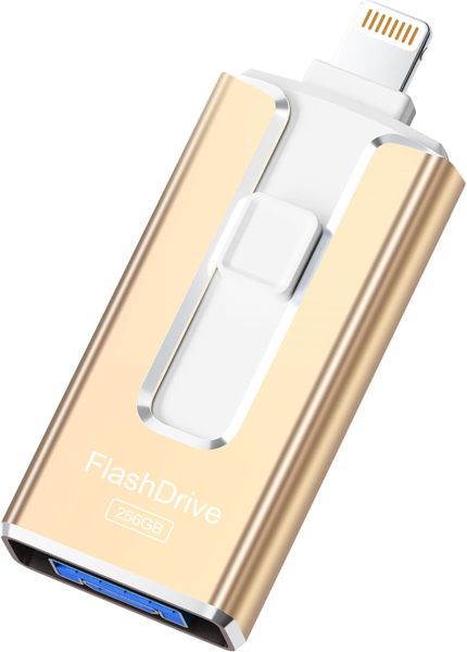 1TB USB Drive - Multi-Port (USB/Lightning/Micro USB/Type-C), Easy Backup
