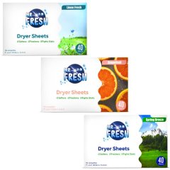 Mr Fresh - Scented Dryer Sheets - Linen Fresh, Grapefruit &amp; Spring Breeze