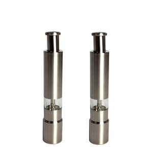 Home Steel Engravable Salt and Pepper Grinders
