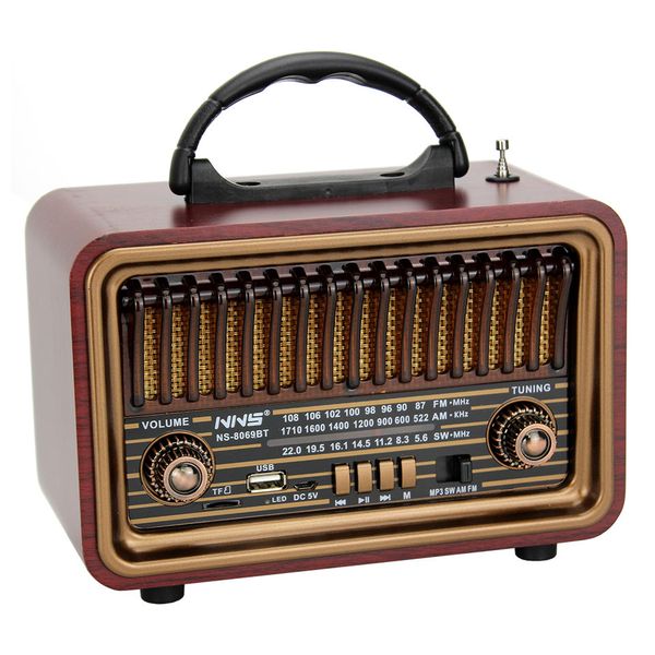 Radio Portable Desktop AM FM SW 3 band vintage Radio with Speaker