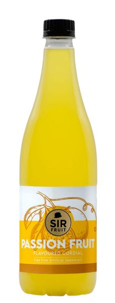 Sir Fruit Passion Fruit Cordial 750ml - Set of 6