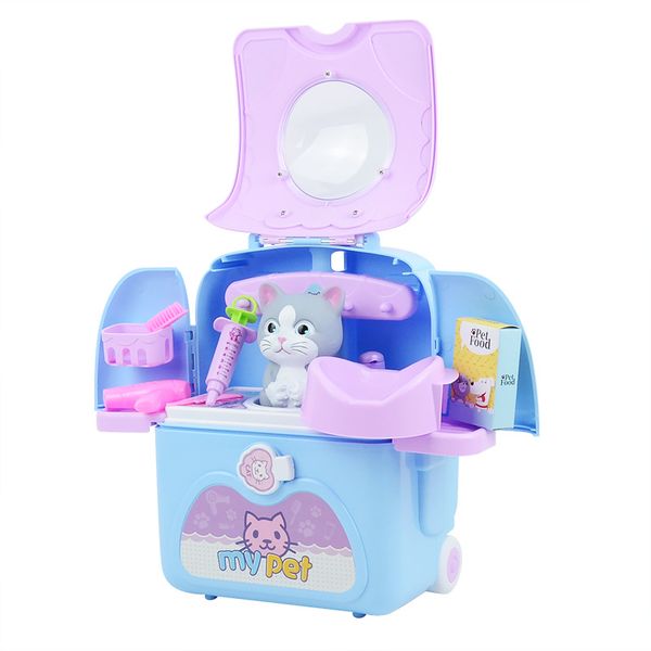Olive Tree - Pet Cat Backpack Play House Toy Blue