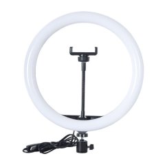 Soft Ring Light RGB LED 33cm &amp; Universal Phone Holder without tripod