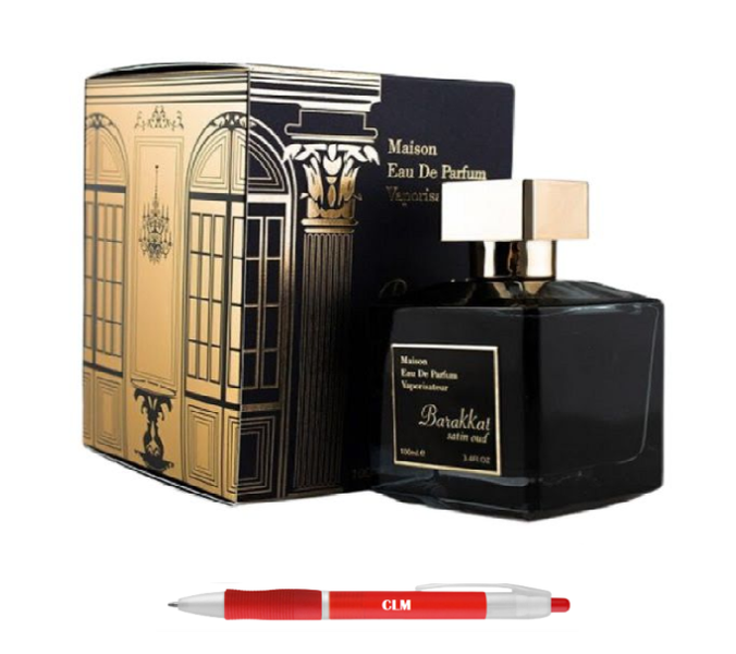 Maison Barrakat Satin Oud 100ml Eau De Parfum with CLM Pen