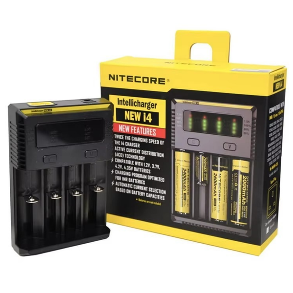 NITECORE NEW i4 Fast Battery Charger - 1500mA 4-Slot