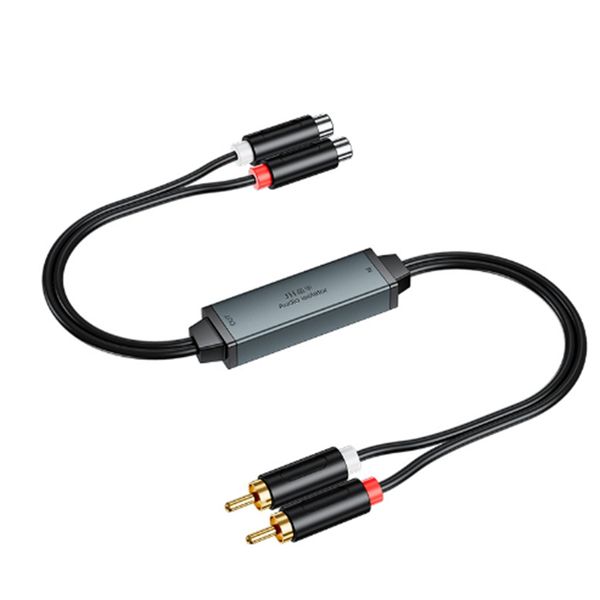Av100C for Rca Audio Isolator Common Ground Noise Compatible with Universal