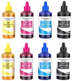 Sublimation Dye ink Bottles Twin Multipack - Epson Compatible