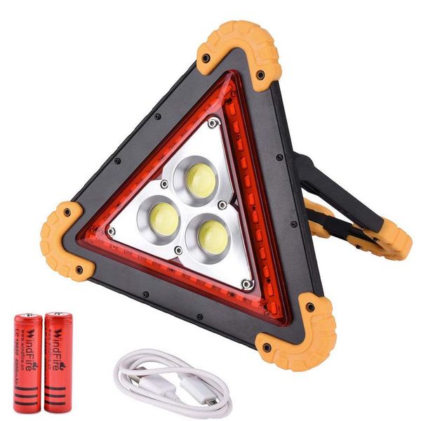 Triangle Emergency Warning Light - Roadside, Camping, Backpacking