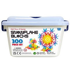 Snowflake Blocks Play Set - Toys for Toddlers - STEM and Construction Toys