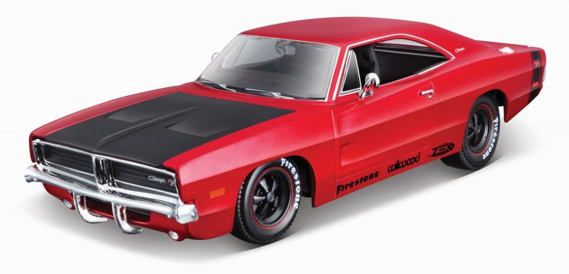 Maisto 1/25 Dodge Charger R/T 1969 Design - Red