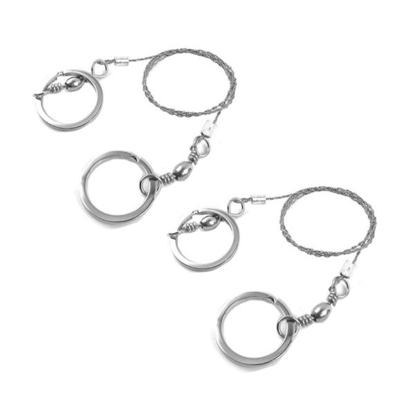 Camping Wire Saw Survival Chain - Set of 2