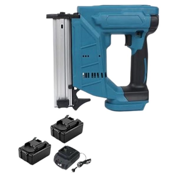Electric Nail Gun Set - Includes 2 Rechargeable Batteries