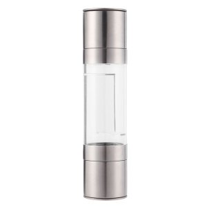 Pepper Grinder Adjustable2 in1Stainless Steel Mill Abrader Kitchen Utensils