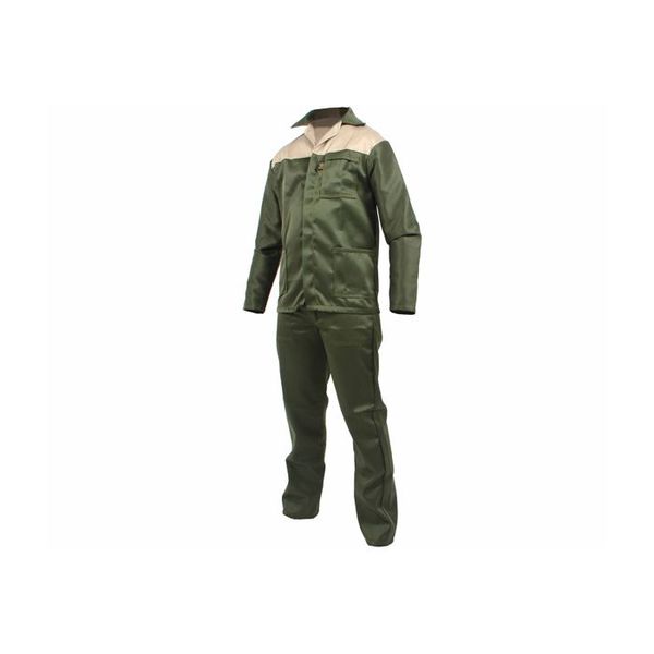 Overall 2 Piece 2Tone Khaki Size 48 Pant 52 Jacket