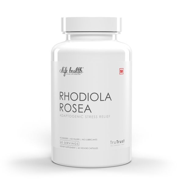 Life Health - Rhodiola Rosea Adaptogenic Stress Relief ( 60 Capsules )