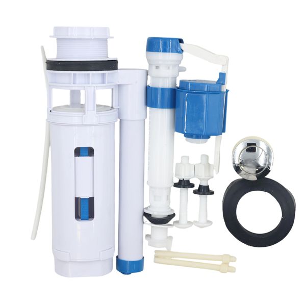 Bottom Fill Toilet Cistern Flush Mechanism Kit - Top Dual Flush AY172-004