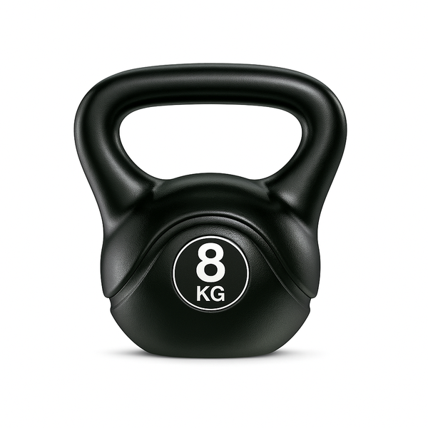 Kettle Bell 8kg - Durable Cast Iron, Home Gym