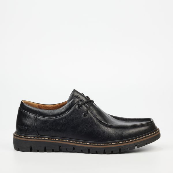 mazerata Raymond 4 Black Men Faux Wax Shoes