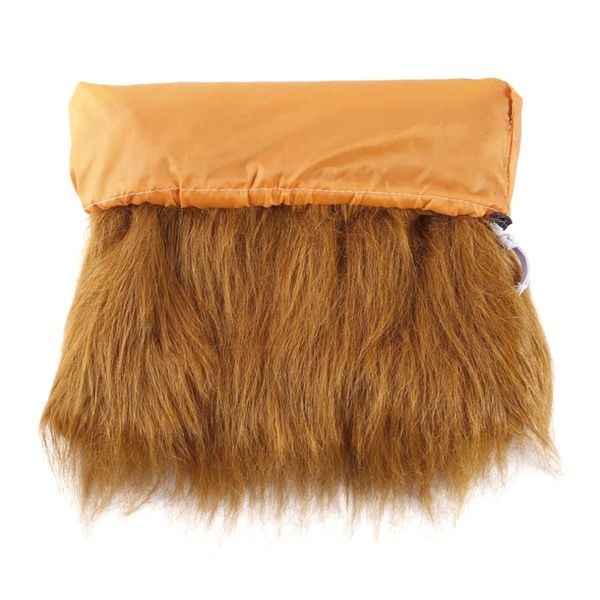 Lion Mane Wig for Dogs with Ears,Funny Pet Costumes for Halloween Christmas