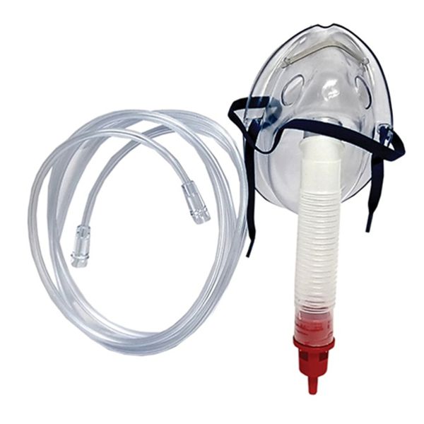 Mask Venturi 60% Pediatric Oxysure Red x2