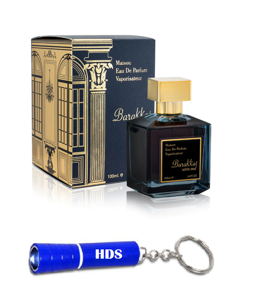 Maison Barakkat Satin Oud Eau De Parfum - 100ml with HDS Torch