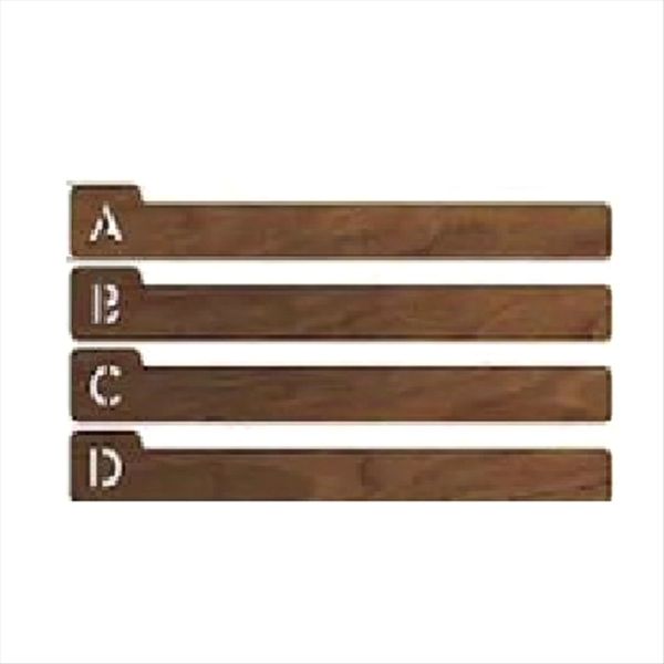 4 Pcs Record Dividers Alphabetical Vinyl Record Storage Dividers A-D