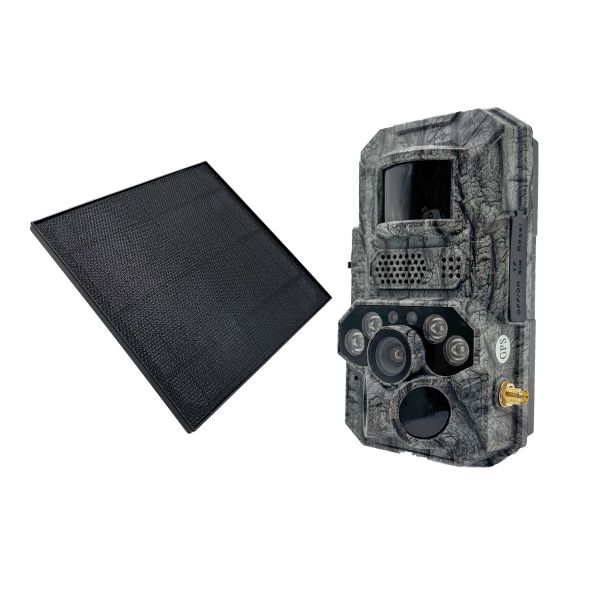 ANDOWL 8K 4G Sim Solar Powered Outdoor Bush Camera with Mobile Phone APP