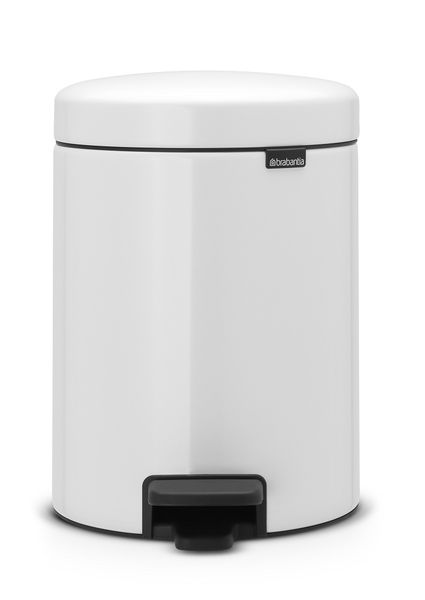 Brabantia - New Icon Pedal Bin - 5 Litre White